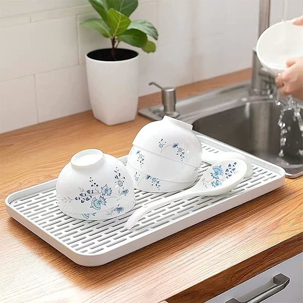 30*17.5cm Opvaskestativ, Opvaskestativ Måtte, Vanddryp Bakkeholder, T