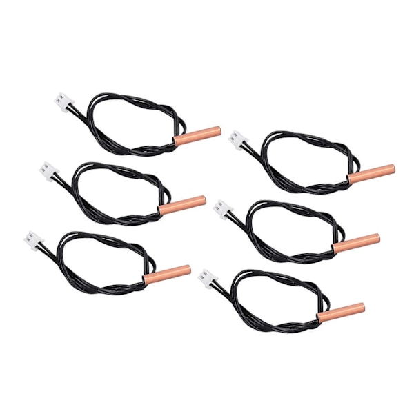 10 stk. 10K Temp Sensor Probe PVC Kobber Vandtæt NTC Termistor Prober til Aircondition