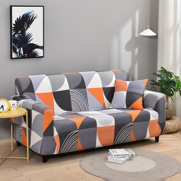 Sofa Betræk 2 Personer 145-185cm Sofa Betræk med Armlæn Moderne Uni