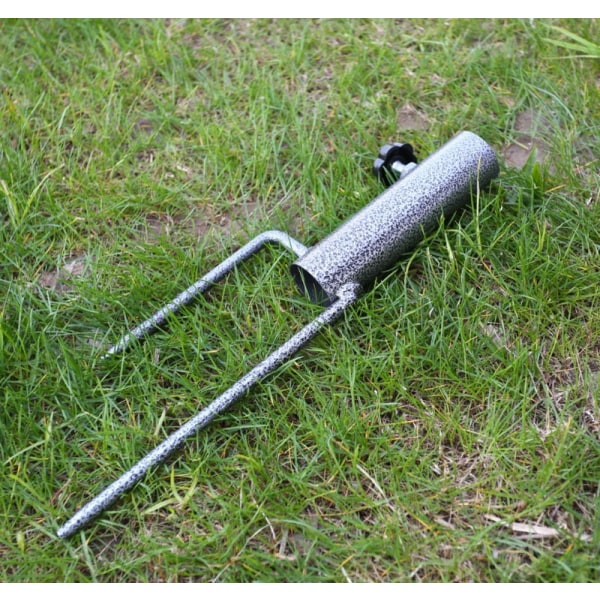 1 stk Fastgørelsesparasolsok, Parasoljordspids, Metal Foldbar