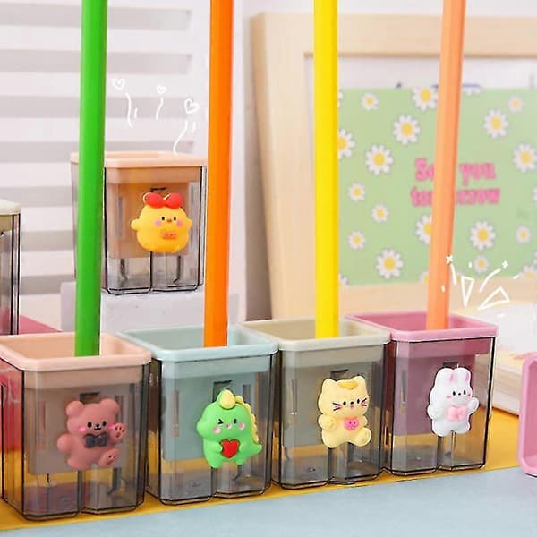 Kawaii Søde Skoleartikler | Blyantspidser Kawaii | Blyantspidser til Skolebrug - Mini - Chicks