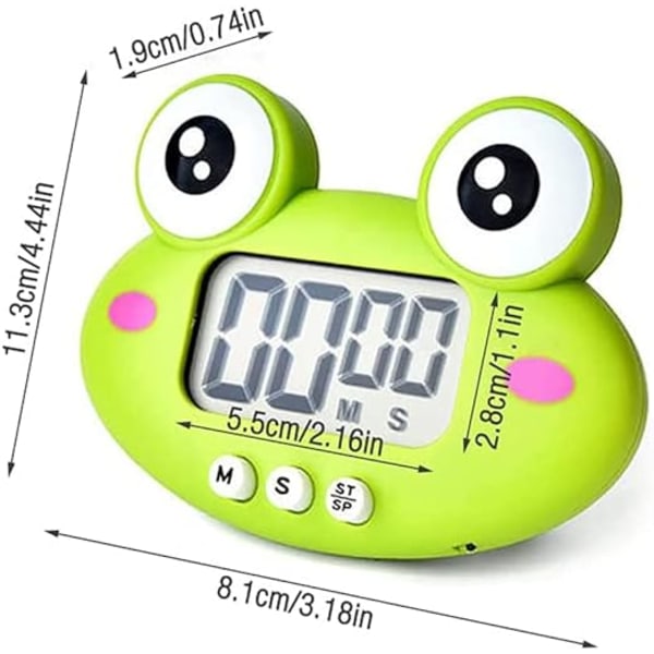 Köktimer, Köktimer med LCD-display, Magnetisk Kök