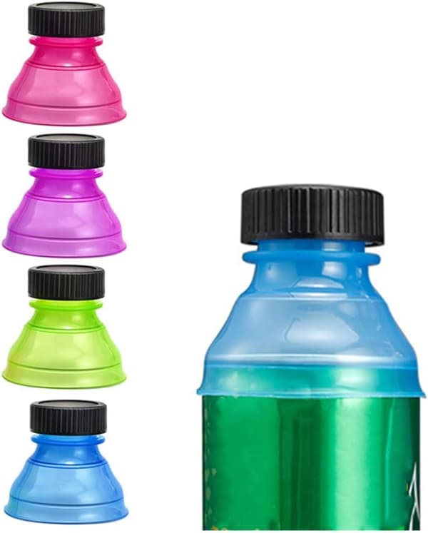 6-pack Soda Savers Lock-on Lockar för Drycker Återanvändbara Användbara Snap