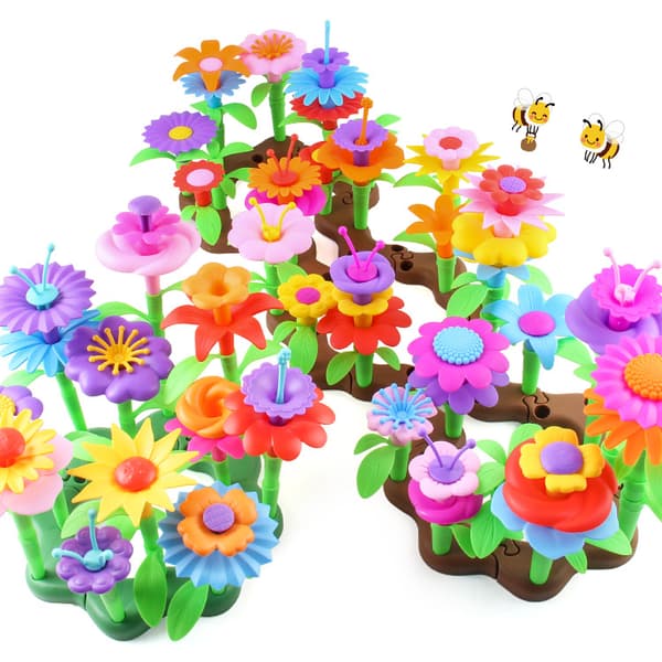 Leker for jenter i alderen 3-6 år, småbarnsleker for jenter og gutter, blomstergaver