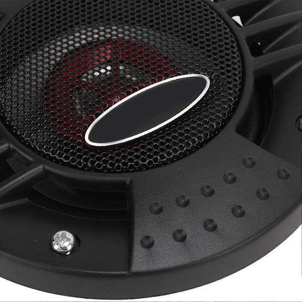 Par Bil Audio Tweeter Rund Højttaler 91dB Højere Lyd Sort 4 Ohm til Lydsystem
