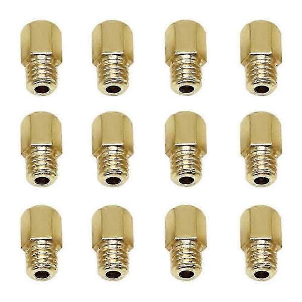 12 stk. motorsykkel forgasser hoveddyse forgasser hoveddyse målerdyse for Mikuni VM TM Carb 90-