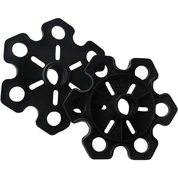 6 st - Ändkappor (Diameter: 9 cm) för Vandringsstavar Skyddsgummi Rep