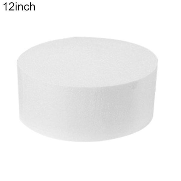 Skum Lagkake Dummy DIY Fondant Party Modellering Håndverk Form Kjøkkentilbehør 12 inch