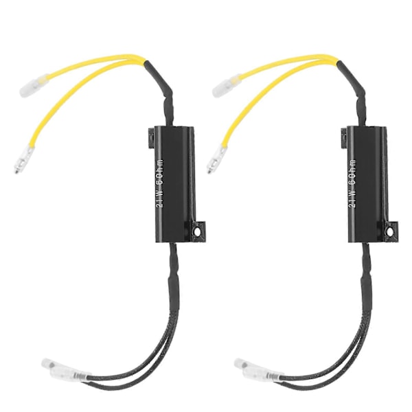 2 stk. Motorcykel LED Blinklys Dekoder 21W 12?15V Reparations Reservedel Udskiftning