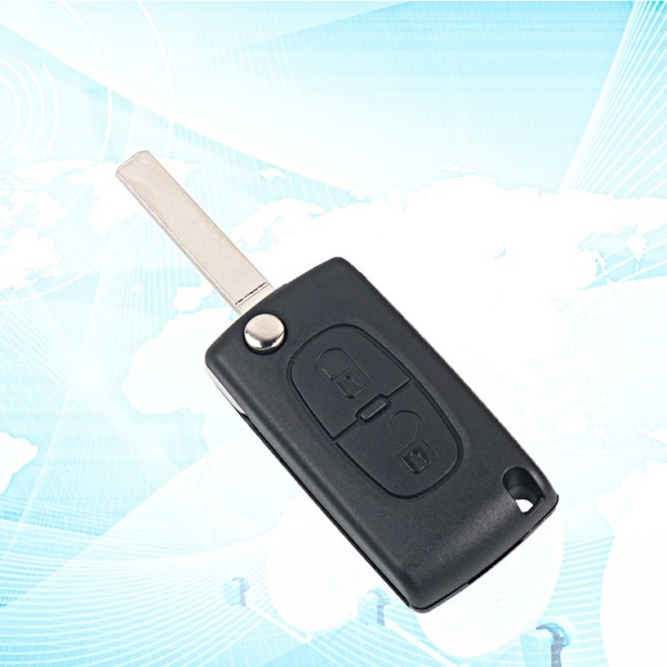 Avainrunko yhteensopiva Citroen C2 C3 C4 C5 Picasso 2 painikkeella