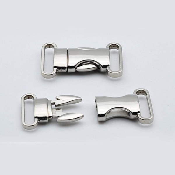 2 kpl Metalliset Sivuvapautus Soljet Säädettävät Pikavapautus Soljet DIY