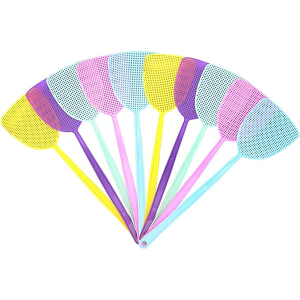Rosa flugsmällare, 1-pack Plastflugsmällare Set Insekter Getingar Skadedjur Co