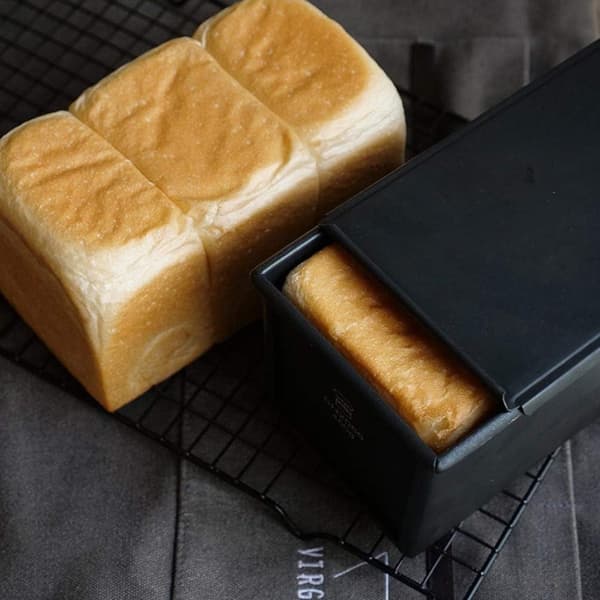 1000G Rektangulär Toastform Brödform Icke-klibbig Metallkaka Bröd Bak