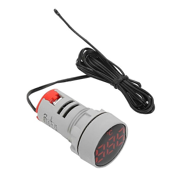 AC 50~380V Temperaturindikator Lys LED Digital Termometer -20~199 (Rød)