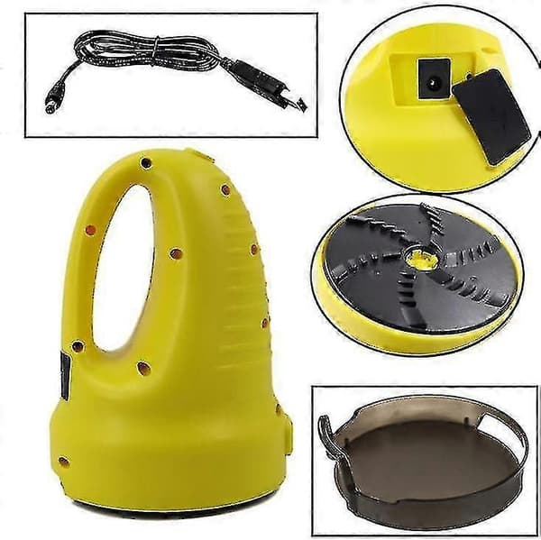 Elektrisk isskraber til bilrude, USB-snefjerningsværktøj, multifunktionelt yellow
