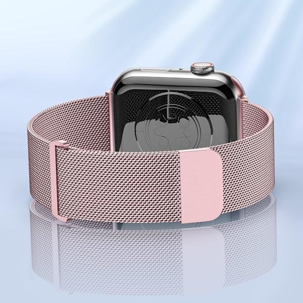 Guld/Pink Metal Rem til Apple Watch 40mm 38mm