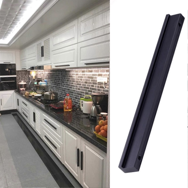 Møbelhåndtak i aluminiumslegering med linjeform for skap, skuff og kommode M