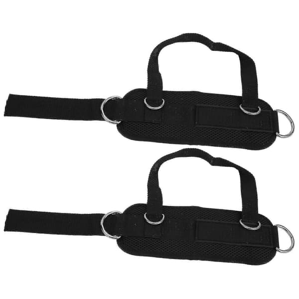 2 stk. treningsankelstropper for kabelmaskin D-ring justerbare ankelstropper mansjetter