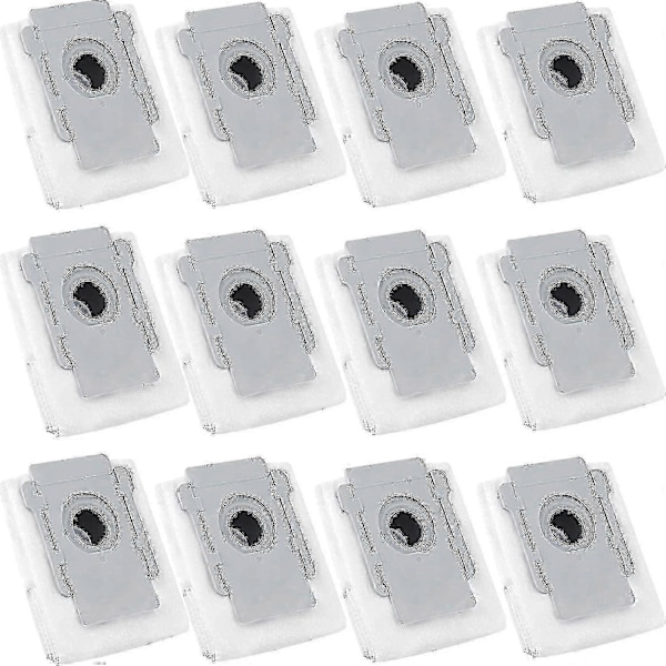 12 Pack Dammsugarpåsar för iRobot Roomba I & S-serien I7 I7+/plus