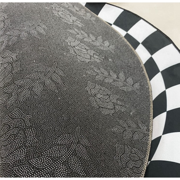 Pearl Rare Vortex Illusion Tæppe, 3D Fælde Effekt Print Måtte, D
