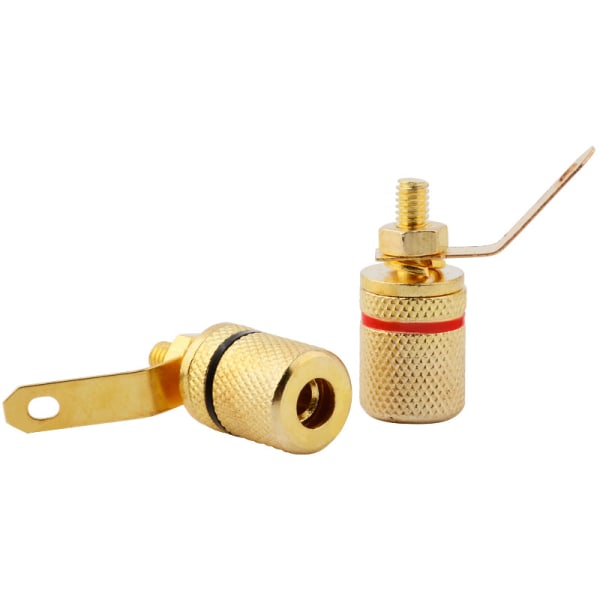 /#/Plated copper speaker binding post banana plug horn audio wi/#/