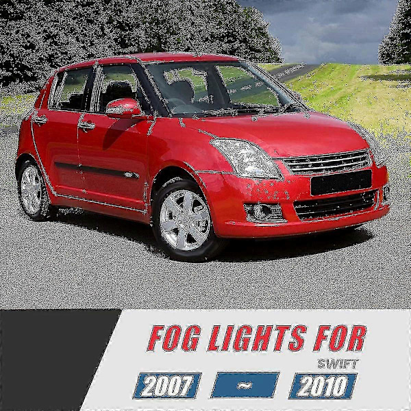 Forlykter for tåkelys foran, kompatibel med Suzuki Swift 2007-2010