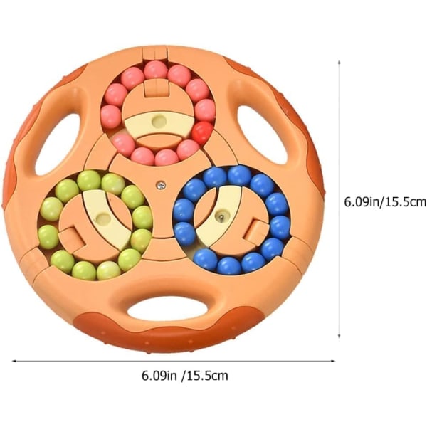Magic Bean Cube (Orange) Utbildande Leksaker Magic Bean Magic Cube T