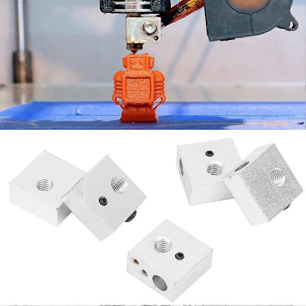 Aluminium Värmeblocksats Passar Makerbot MK7 MK8 3D-skrivartillbehör Delar