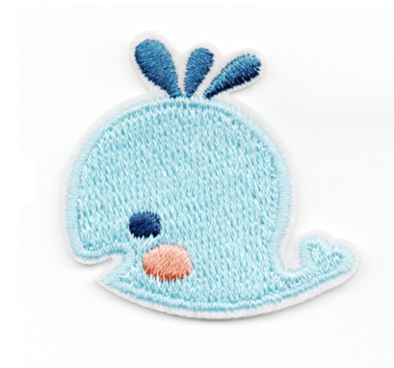 15 Stykker Broderte Stryke-på-lapper 3,5x3,8 cm, Broderte Klistremerker