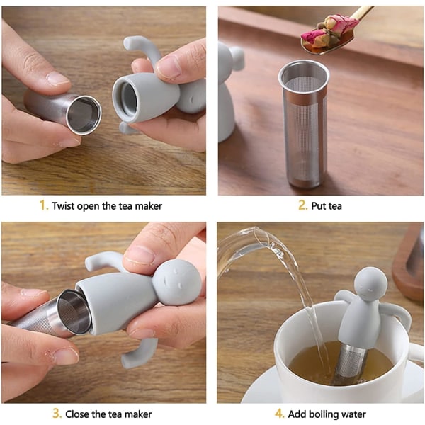 2 stykker te-infuser Te-infuser for Tea Tea Infuser 304 Stainl