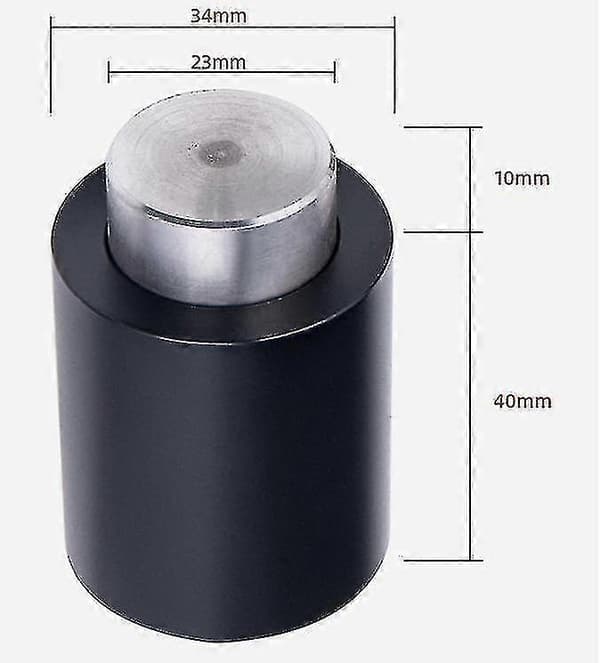 304 Magnetisk dörrstopp i rostfritt stål, golvmonterad magnetisk dörrstopp