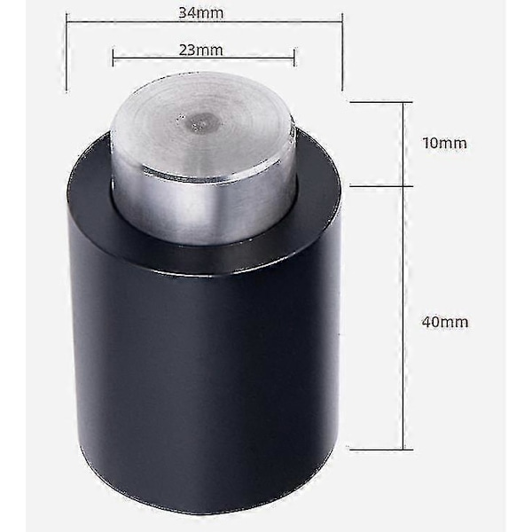 304 Magnetisk dørstopper i rustfritt stål, gulvmagnetisk dørstopper, gulvmagnetisk dørstopper