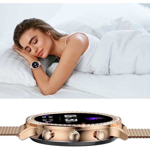 ##/Smartklockor Kvinnor, Ring/Svara/Avvisa Samtal Fitness Tracker Wat##/