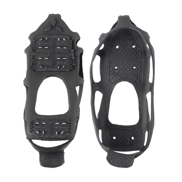 24 Tands Klamper Anti-Slip Sne-Sko Dæksel TPE Materiale Fiskeri