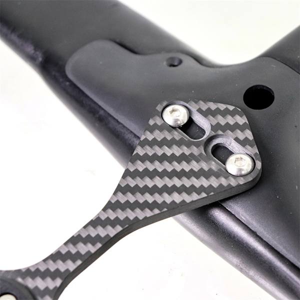 Carbon Fiber Cykelstyr Computer Mount F12 til Garmin Cate