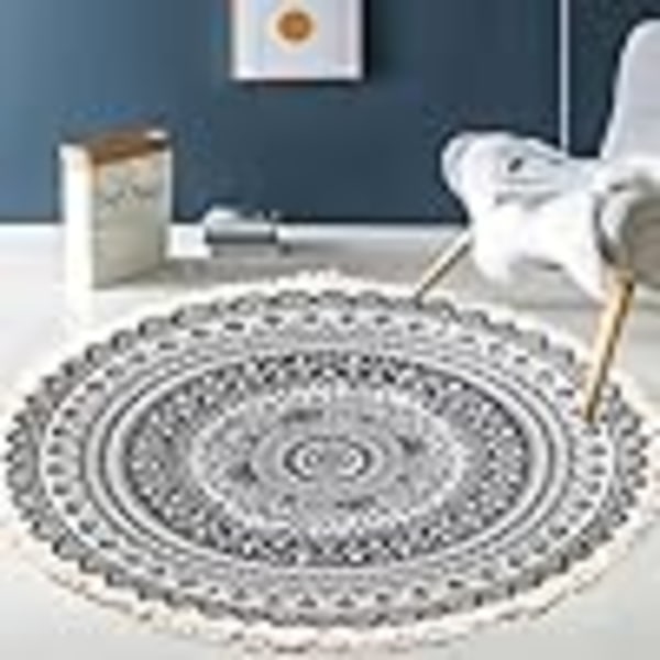 ##/120cm, Kukallinen lattiamatto, Konepesu Moderni Sisustus Alue Matot##/