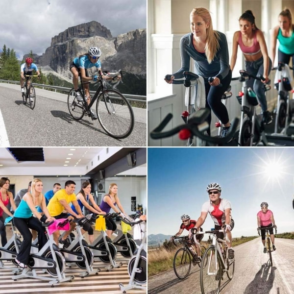 Træningscykel Pedalstropper, 1 Par Gummi Pedalstropper, Universelle