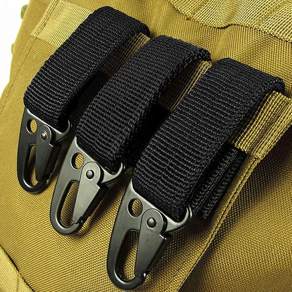 5-pak Taktisk Udstyr Karabiner Klip Hængende Bælte Karabiner Hæk