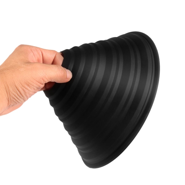 Antirefleks Silikon Objektivhette for Canon Nikon DSLR Kameraobjektiv D