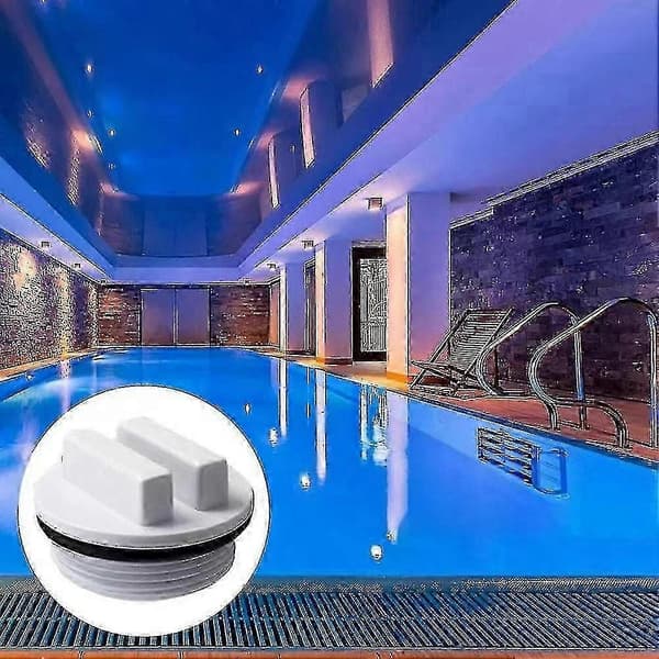 5 stk. vinteriseringsprop til poolretur, 1,5 tommer gevind poolslangeprop, swimmingpool spa retur afløbsledning med forsegling/bl