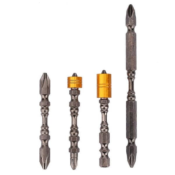 3/4 st Halkfri Elektrisk Skruvmejsel 65/110mm Magnetisk Krysskruvmejsel Bits Set (4 st)