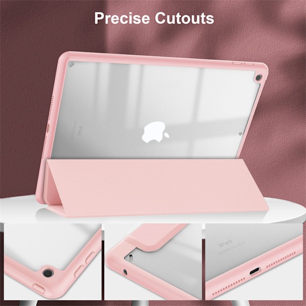 ##/Passar iPad9 10.2 2019/2020/2021 skyddande fodral roséguld##/