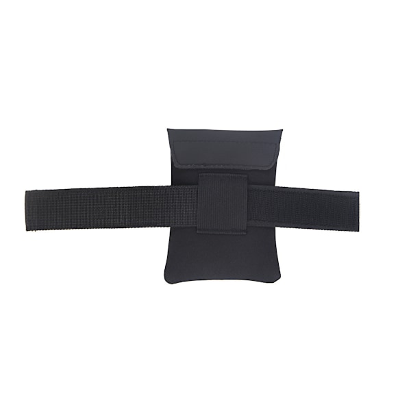 ##/Liten sadelväska i lätt material Svart##/