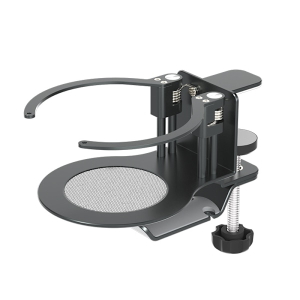 ##/Hodetelefonholder 3-i-1 Under Desk Klemme Kontroller Stativ##/