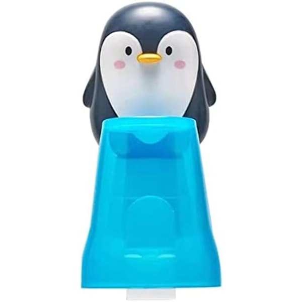 (Pingviini) Hammaslasi ja hammasharjanpidike lapsille, Piirretty A