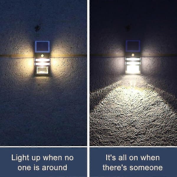 1 stk. Trådløs Solar Lampe Have Udendørs Væglamper, Super Lys Led Lys Natlys Sti Lys Sikkerhedslys