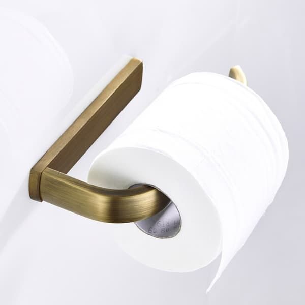 Toalettpapirholder, antikk messing A