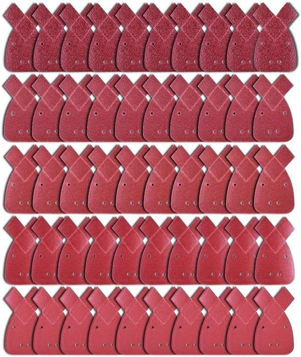 50 Slipepapirark 10 X Korn 40/60/ 80/120/ 2