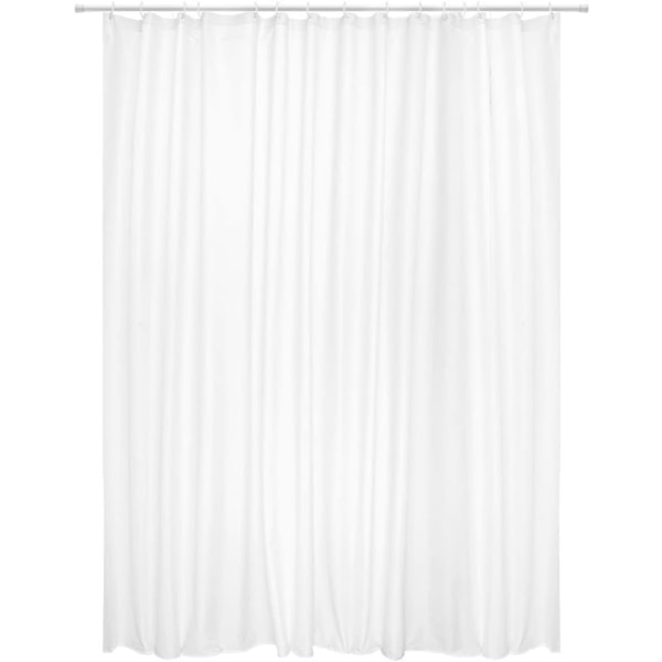 Vanntett PEVA Clear Shower Curtain Liner, Baderomsmugg Resi