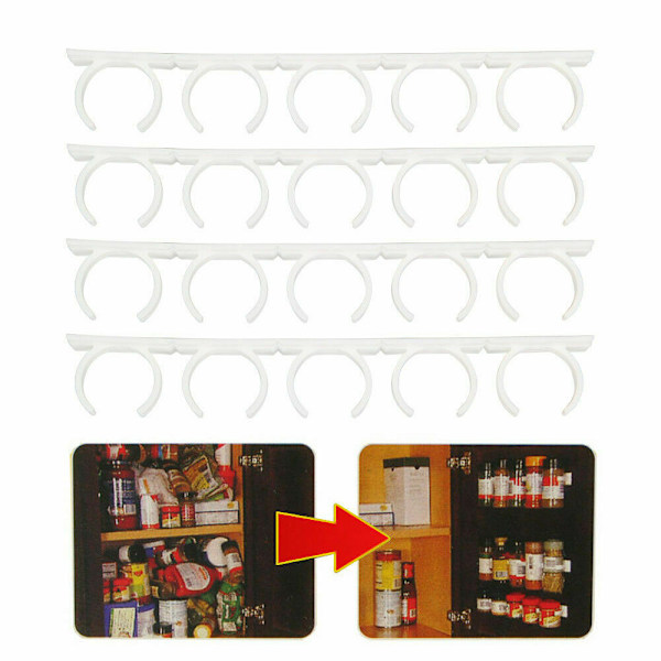 ##/Krydderstativ for 20 krydder Hvit##/